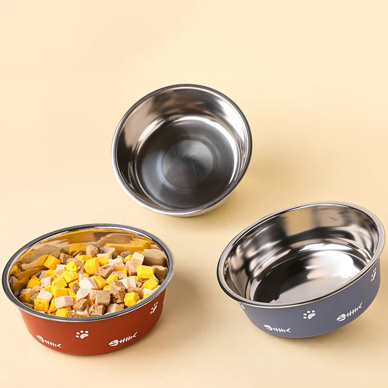 Non-slip Stainless Steel Feeding Bowl