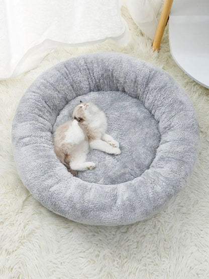 Ultra Soft and Washable Round Donut Bed