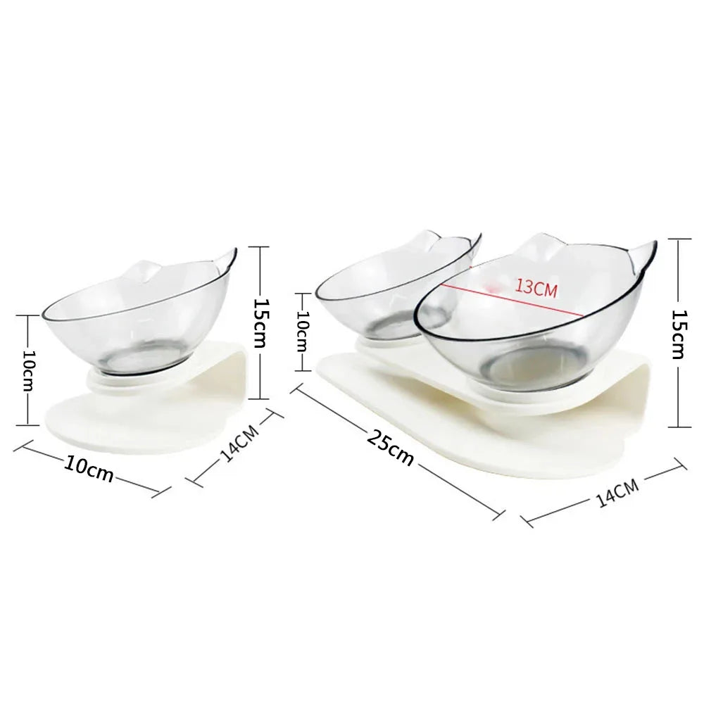 Non-Slip Feeding Bowls with Inclination Stand