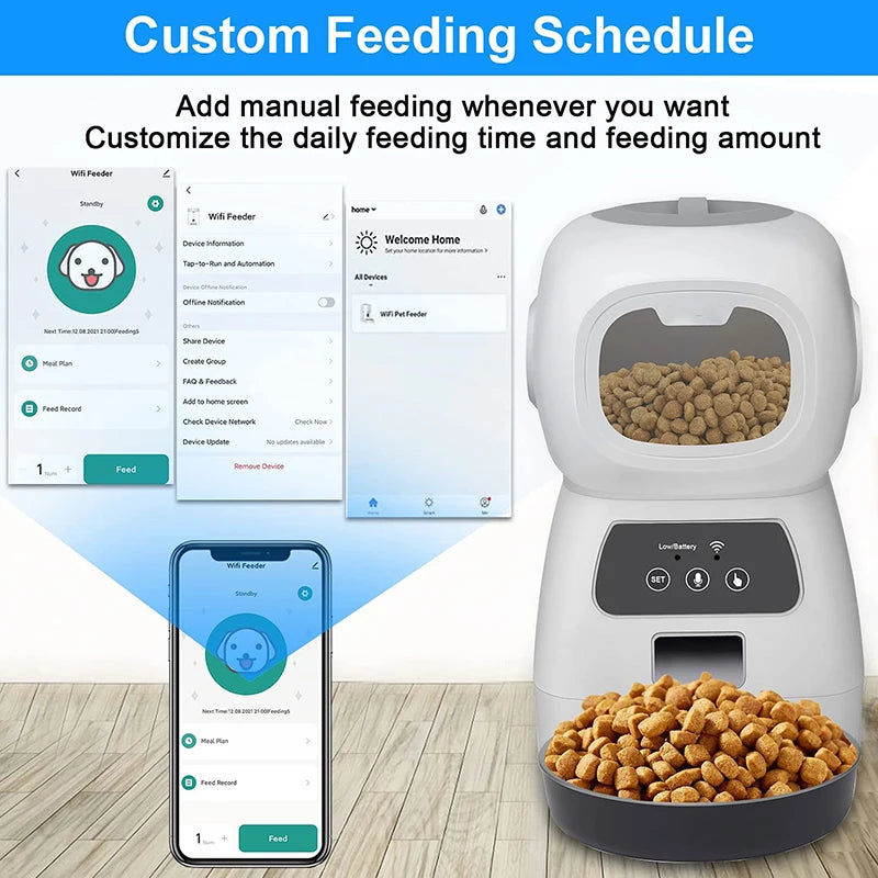 3.5L Smart Feeder with Timer and Auto Sensor Technology