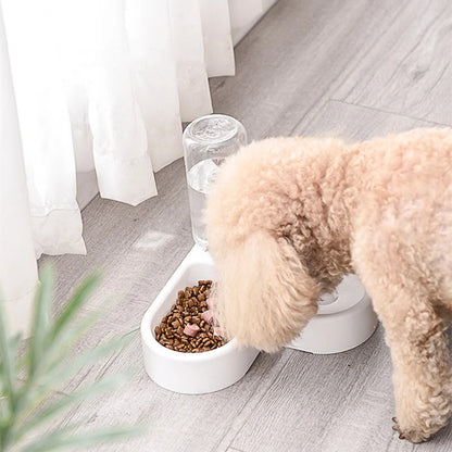 Corner Automatic Feeder and Drinking Bowl