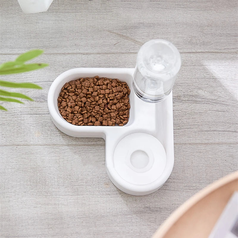 Corner Automatic Feeder and Drinking Bowl