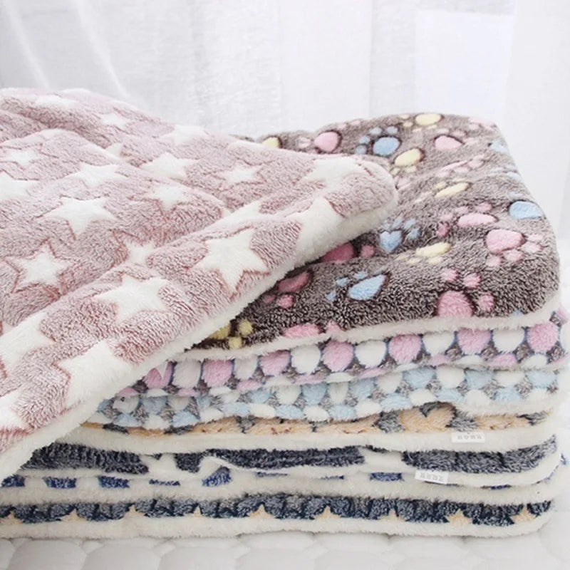 Soft Fleece Blanket Mat Warm and Washable