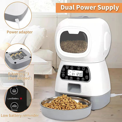 3.5L Smart Feeder with Timer and Auto Sensor Technology