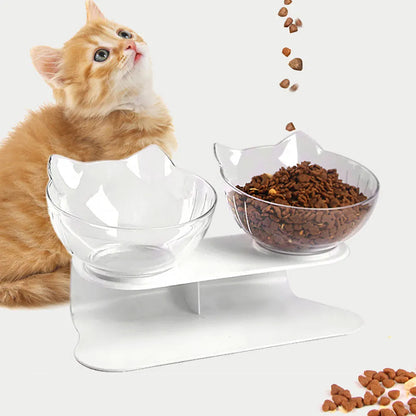 Non-Slip Feeding Bowls with Inclination Stand