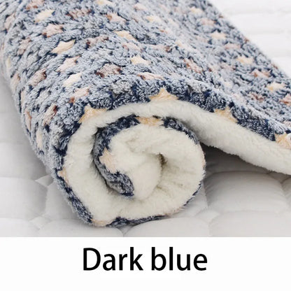 Soft Fleece Blanket Mat Warm and Washable